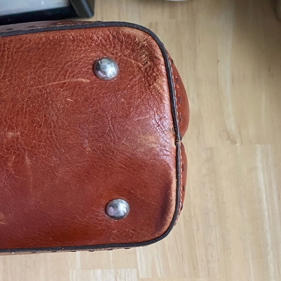 Fossil Cognac leather doctor style bag - Picture 6 of 16